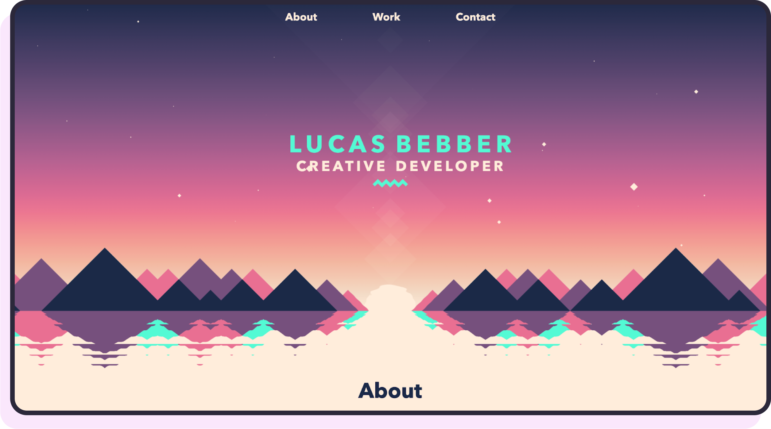 Lucas' portfolio homepage