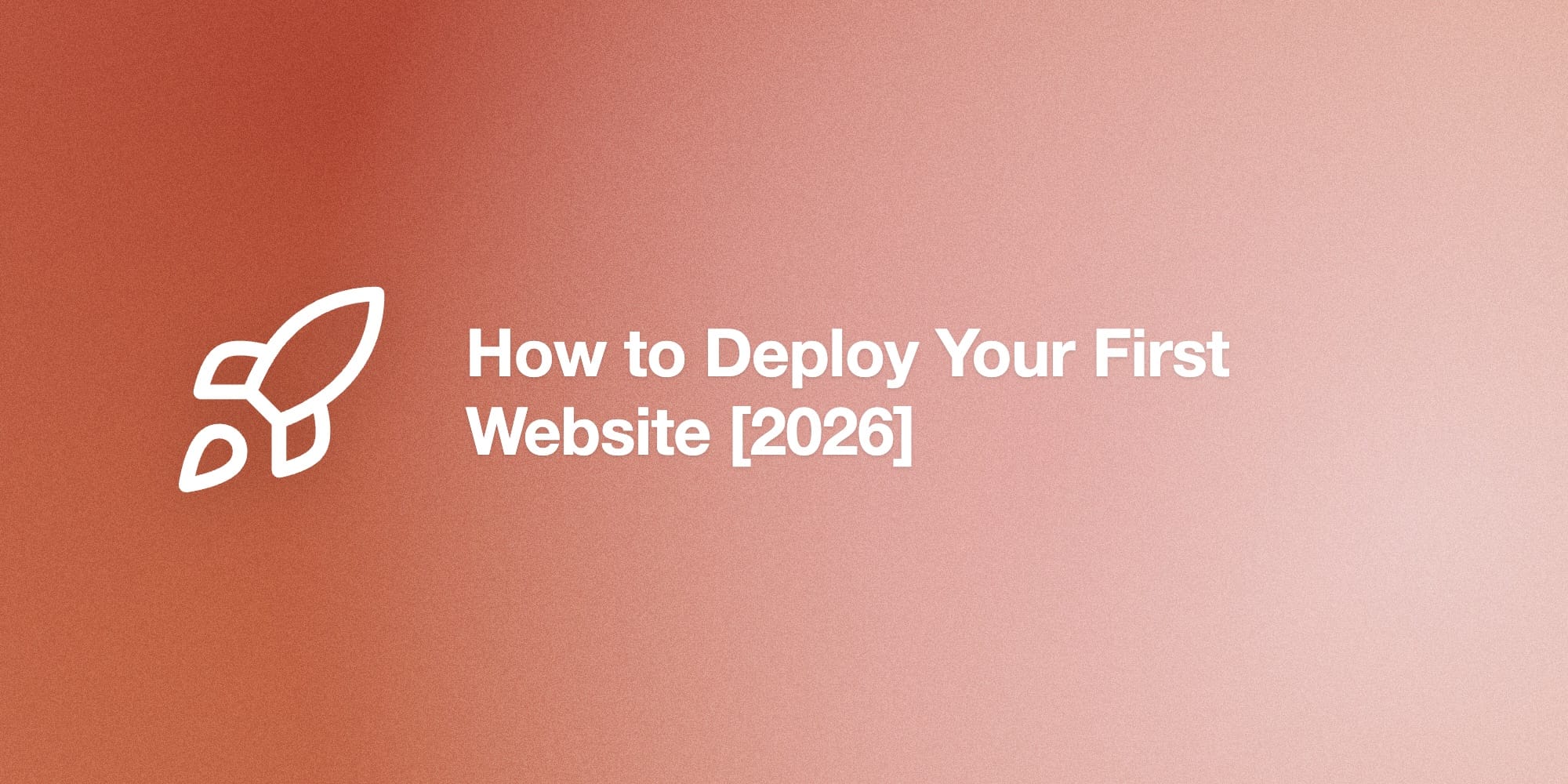 How to Deploy Your First Static Website