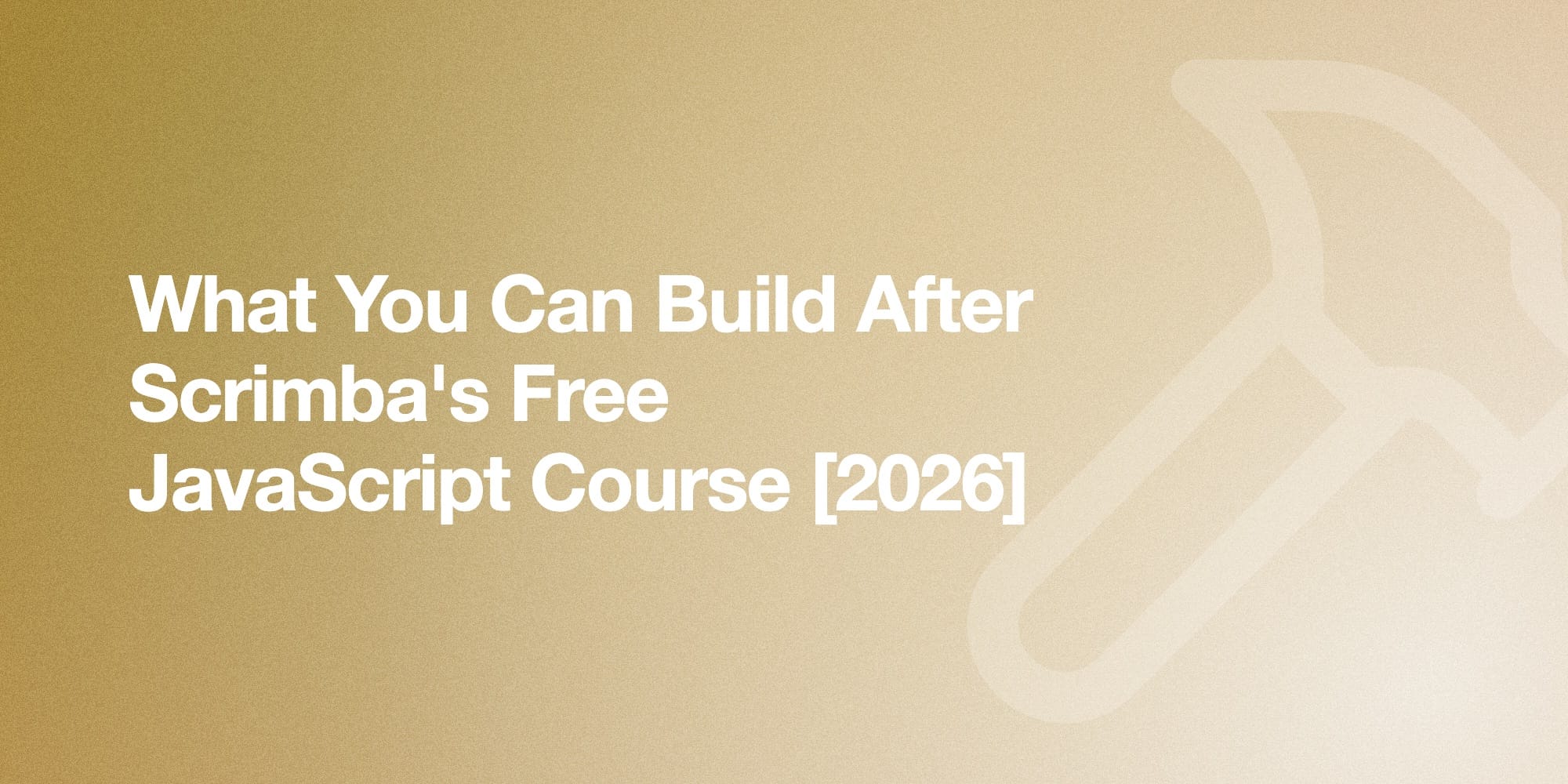What You Can Build After a Free JavaScript Course