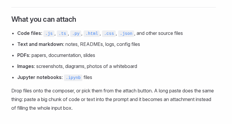 Scrimba's Attaching documents page,