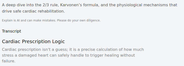The text under an explainer player: the description 