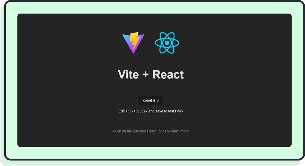 Create A New React App With Vite