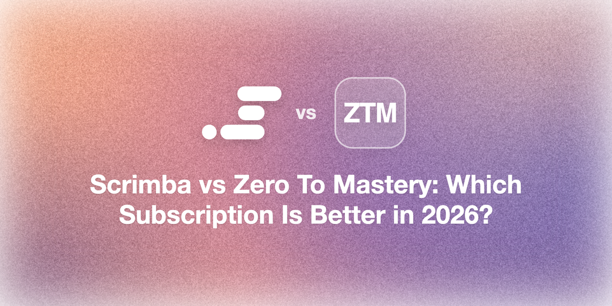 Scrimba vs Zero To Mastery: Which Subscription Is Better in 2026?