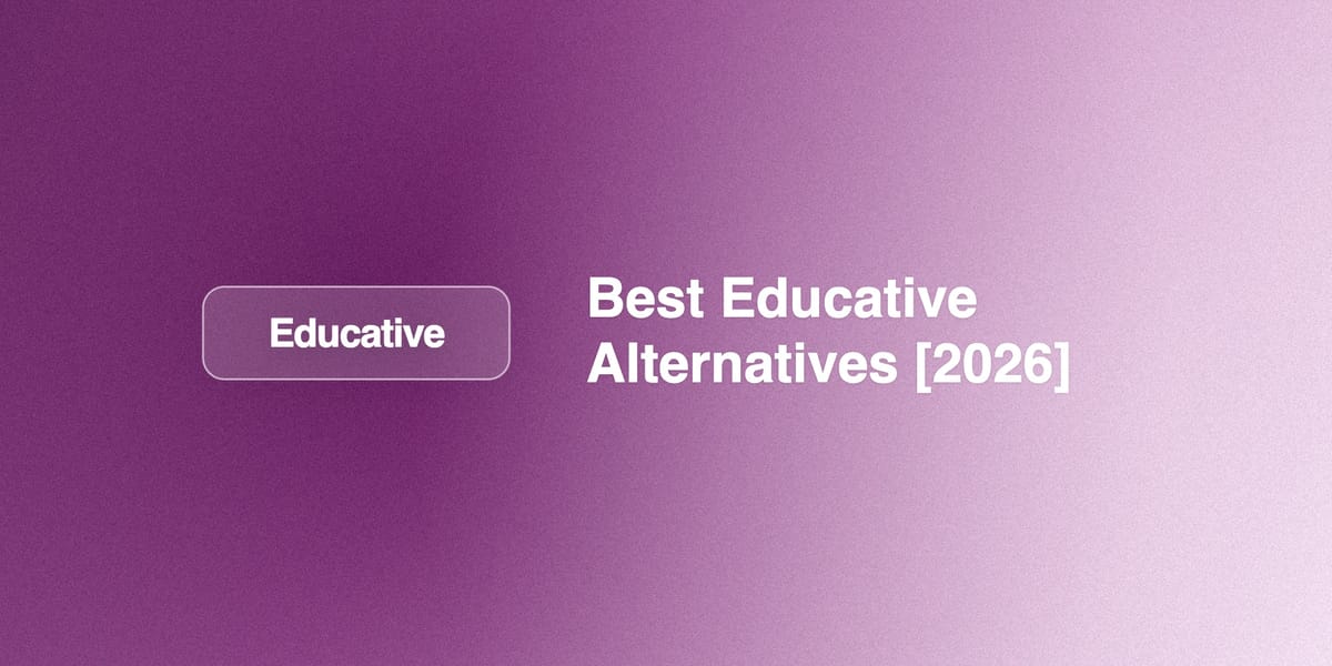 Best Educative Alternatives [2026]