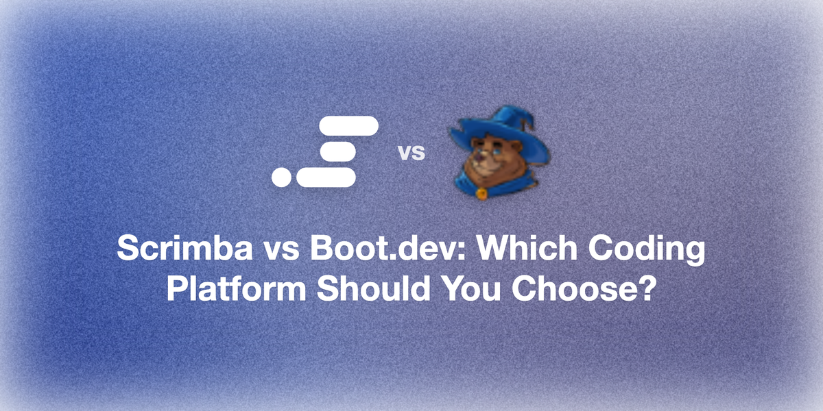 Scrimba vs Boot.dev: Which Coding Platform Should You Choose?
