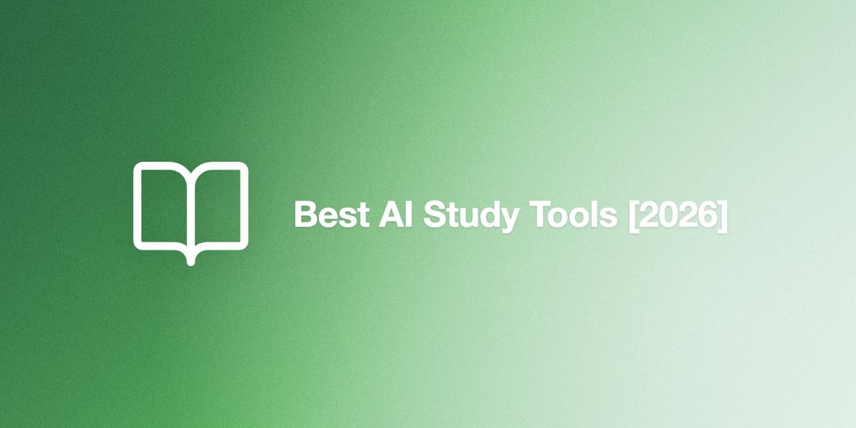Best AI Study Tools [2026]