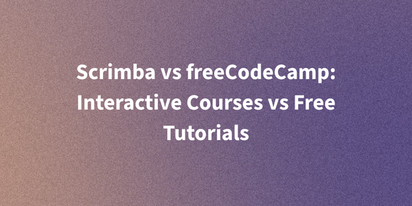 Scrimba vs freeCodeCamp: Interactive Courses vs Free Tutorials
