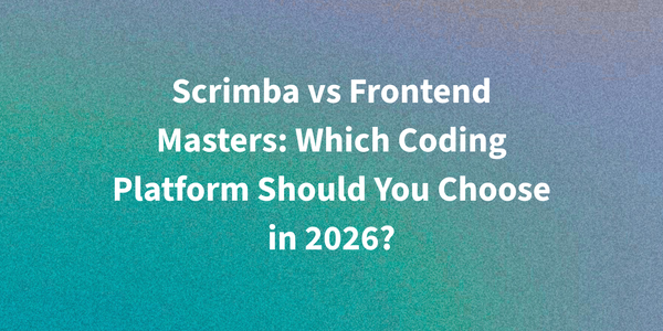 Scrimba vs Frontend Masters: Which Coding Platform Should You Choose in 2026?