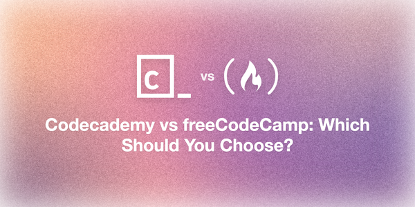 Codecademy vs freeCodeCamp: Which Is Better for Learning to Code in 2026?