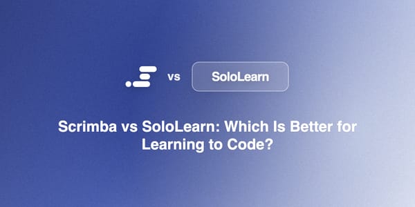 Scrimba vs SoloLearn: Which Is Better for Learning to Code?