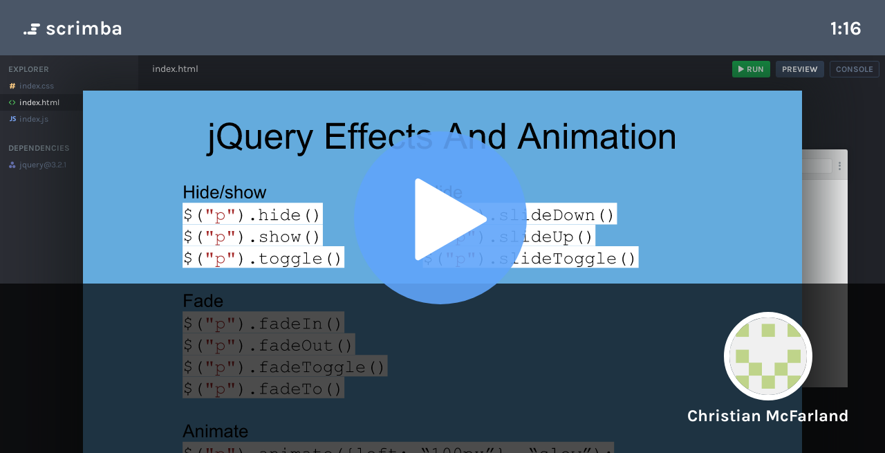 jQuery Effects And Animation