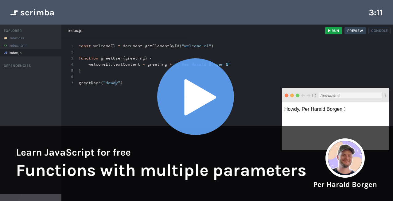 functions-with-multiple-parameters